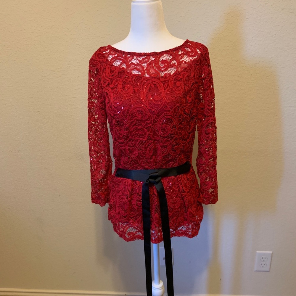 Onyx red dress shirt